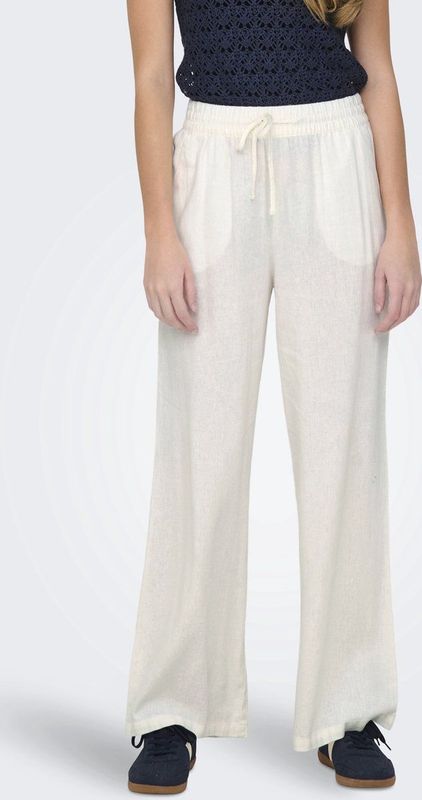 JDY - Harembroek - Wit - Geweven stof - High Waist - Loose Fit