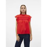 Vmtrine - Overhemd - Mouwloos - Kanten Detail - Standard Fit