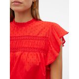 Vmtrine - Overhemd - Mouwloos - Kanten Detail - Standard Fit