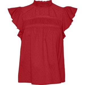 VERO MODA - VMTRINE SL LACE TOP WVN GA NOOS - Dames - Blouses