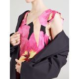 Only - Tanktop - Multikleur - Katoen - V-hals - Korte Mouwen