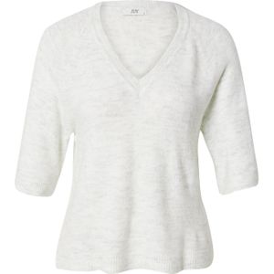 Jacqueline de Yong - Jdyelanora - Trui - Cloud Dancer/Melange - 2/4 V-neck Raglan