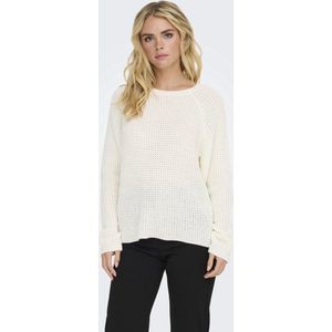 Jdy jdyellen l/s oneck raglan pullover trui wit