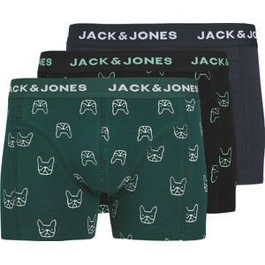 Jack&Jones - Denim Dog - Ondergoed - Donker Blauw - 3-pack