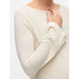 MAMALICIOUS - Zwangerschaps Midi Jurk - Ecru - Jersey