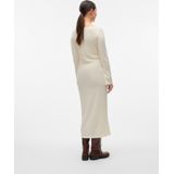 MAMALICIOUS - Zwangerschaps Midi Jurk - Ecru - Jersey