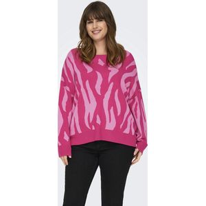 ONLY - CARMONTANA - Gebreide Pullover - Pink Yarrow Fuchsia Pink