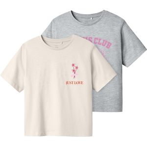 Name It - T-shirt - Ronde Hals - Korte Mouwen - Normale Pasvorm