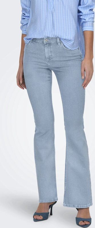 Only Onlhush Mid Waist Flared Dnm Box Akm Meisjes Jeans
