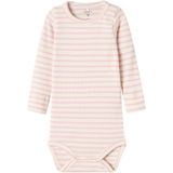 Romper - Lange Mouwen - Ribgebreid - Verticaal Gestreept