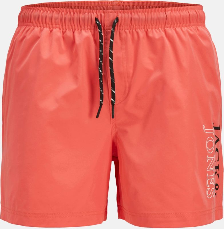 Jack & Jones - JPSTMAUI - Zwemshort - Hot Coral - Gerecycled Polyester