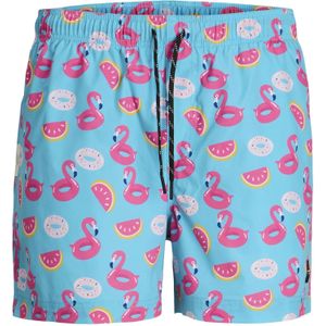 Jack &amp; Jones Zwembroek JPSTMAUI Novelty AOP Scuba Blue