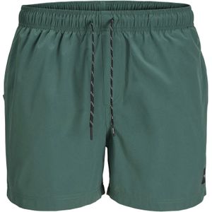 Jack & Jones - JPSTMAUI - Zwemshort - Mallard Green - Met Elastische Band