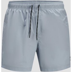 JACK & JONES - Zwemshort - Grijsblauw - 100% Polyester - Effen