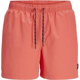 Jack & Jones - Badkleding - Rood - Effen Zwemshorts Hot Coral