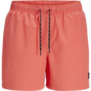 Jack & Jones - Badkleding - Rood - Effen Zwemshorts Hot Coral