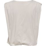 Blouse - Cropped - Rondekraag - Korte Mouwen - Ademend Stof