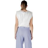 Blouse - Cropped - Rondekraag - Korte Mouwen - Ademend Stof