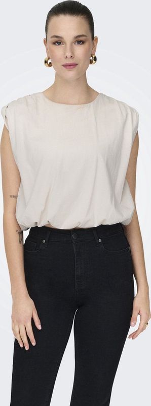 Blouse - Cropped - Rondekraag - Korte Mouwen - Ademend Stof