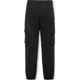 ONLY & SONS JUNIOR - Cargo Broek - Groen - Katoen - Met Elastische Taille