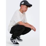 ONLY & SONS JUNIOR - Cargo Broek - Groen - Katoen - Met Elastische Taille