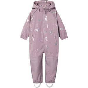 Name It - Alfa08 Softshell Overall - Grijs - Waterdicht - Ademend