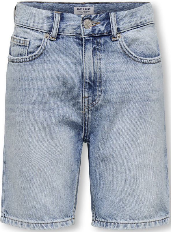 ONLY & SONS JUNIOR - Denim Shorts - Mid Rise - Knielengte