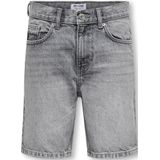 ONLY & SONS - Korte Broek - Medium Grijs - 100% Katoen - 5 Zakken