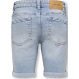 ONLY & SONS JUNIOR - Mid Rise Regular Fit Shorts - Blauw - Stretchmateriaal