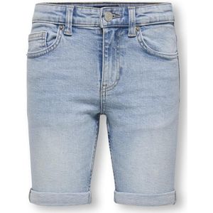 ONLY & SONS JUNIOR - Mid Rise Regular Fit Shorts - Blauw - Stretchmateriaal