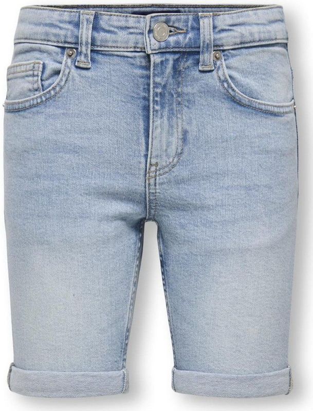 ONLY & SONS JUNIOR - Mid Rise Regular Fit Shorts - Blauw - Stretchmateriaal