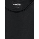 ONLY & SONS JUNIOR - T-shirt - Katoen - O-hals - Korte Mouwen - Long Line Fit