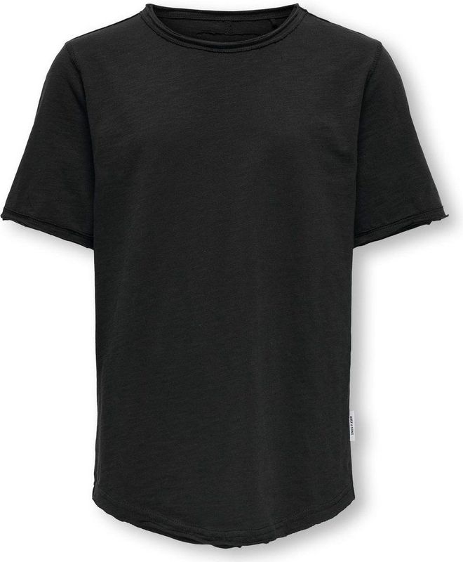 ONLY & SONS JUNIOR - T-shirt - Katoen - O-hals - Korte Mouwen - Long Line Fit