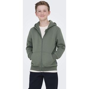Only & Sons - Osjceres Zip Thr. Hoodie - Castor Gray - Katoen
