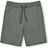 ONLY & SONS JUNIOR - Sweatstof Shorts - Groen - Regular Fit