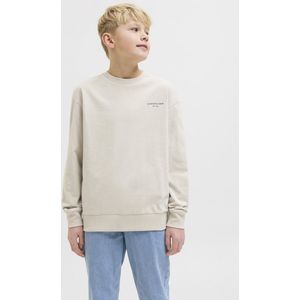 Jjjeff Monochrome Sweat Crew Neck Jnr, maanbeam, 128