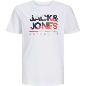 JACK & JONES Junior - T-shirt - Zwart - Katoen - Regular Fit