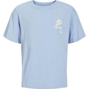 JACK & JONES JUNIOR - T-shirt - Lichtblauw - Katoen