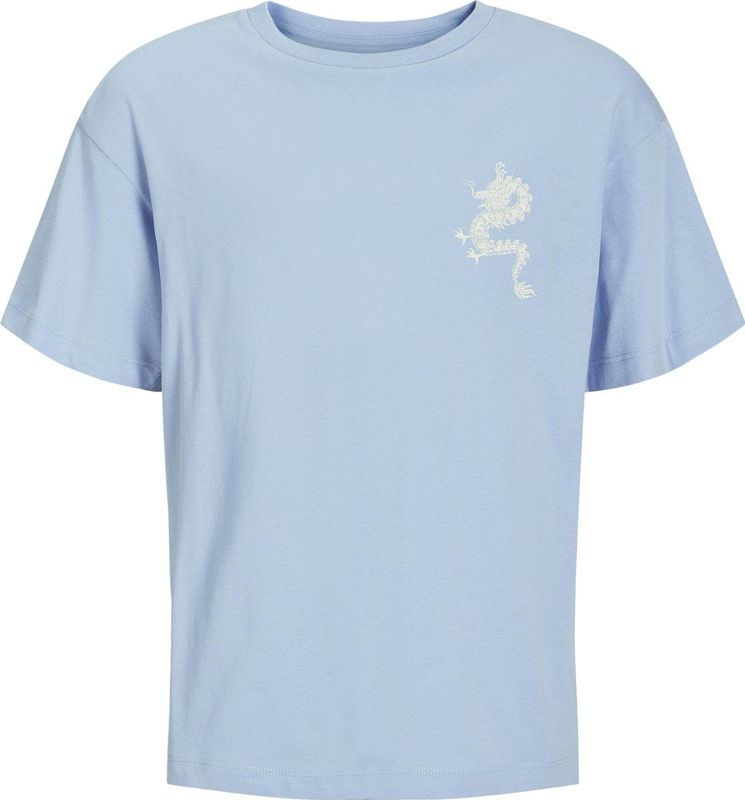 Jack & Jones Junior - T-shirt - Lichtblauw - 100% Katoen