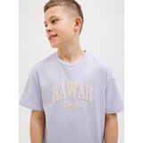 JACK & JONES Junior - T-shirt - Zwart - Katoen - Korte Mouwen