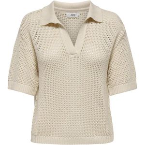 JDY JDYTIKKA - Pullover - Birch Black - Gebreide Trui - Korte Mouwen