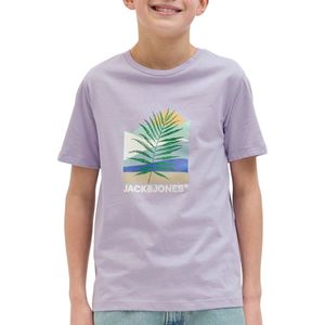 Jack & Jones Junior - T-shirt - Lila - 100% Katoen