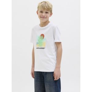 JACK & JONES JUNIOR - T-shirt - Wit - Katoen