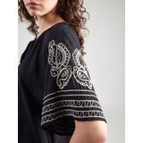 Jacqueline de Yong - Jdyrisso Life Bianca Blouse - Black/tapioca - 100% Viscose