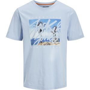 Jack & Jones - JJCOLTON PHOTOPRINT TEE - T-shirt - Chambray blue - Korte Mouwen