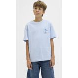 T-shirt - Motiefprint - Jersey - Ronde Hals - Kwartmouw