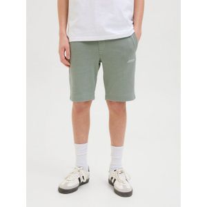 Jack & Jones Junior - JPSTGORDON JJBEAU Sweat Shorts - Iceberg Green - 80% Katoen, 20% Polyester