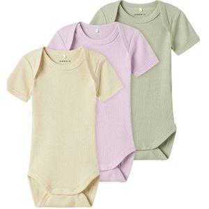 Name It Kurzarmbody »NBNBODY 3P SS SOLID RIB NOOS«