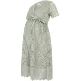 Jurk - V-Hals - Korte Mouwen - Regular Fit - Voedingsfunctie