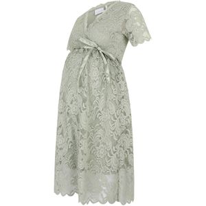 Jurk - V-Hals - Korte Mouwen - Regular Fit - Voedingsfunctie